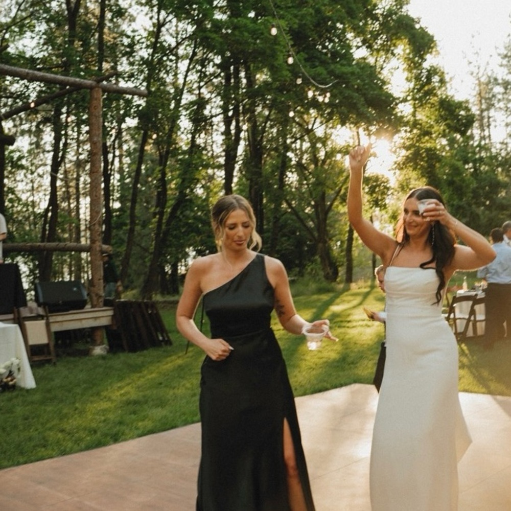 Bird Grey Bridesmaid Dress
